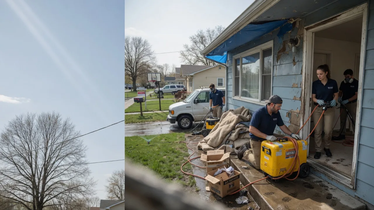 Basement Flood Cleanup in Iron Mountain, MI near me